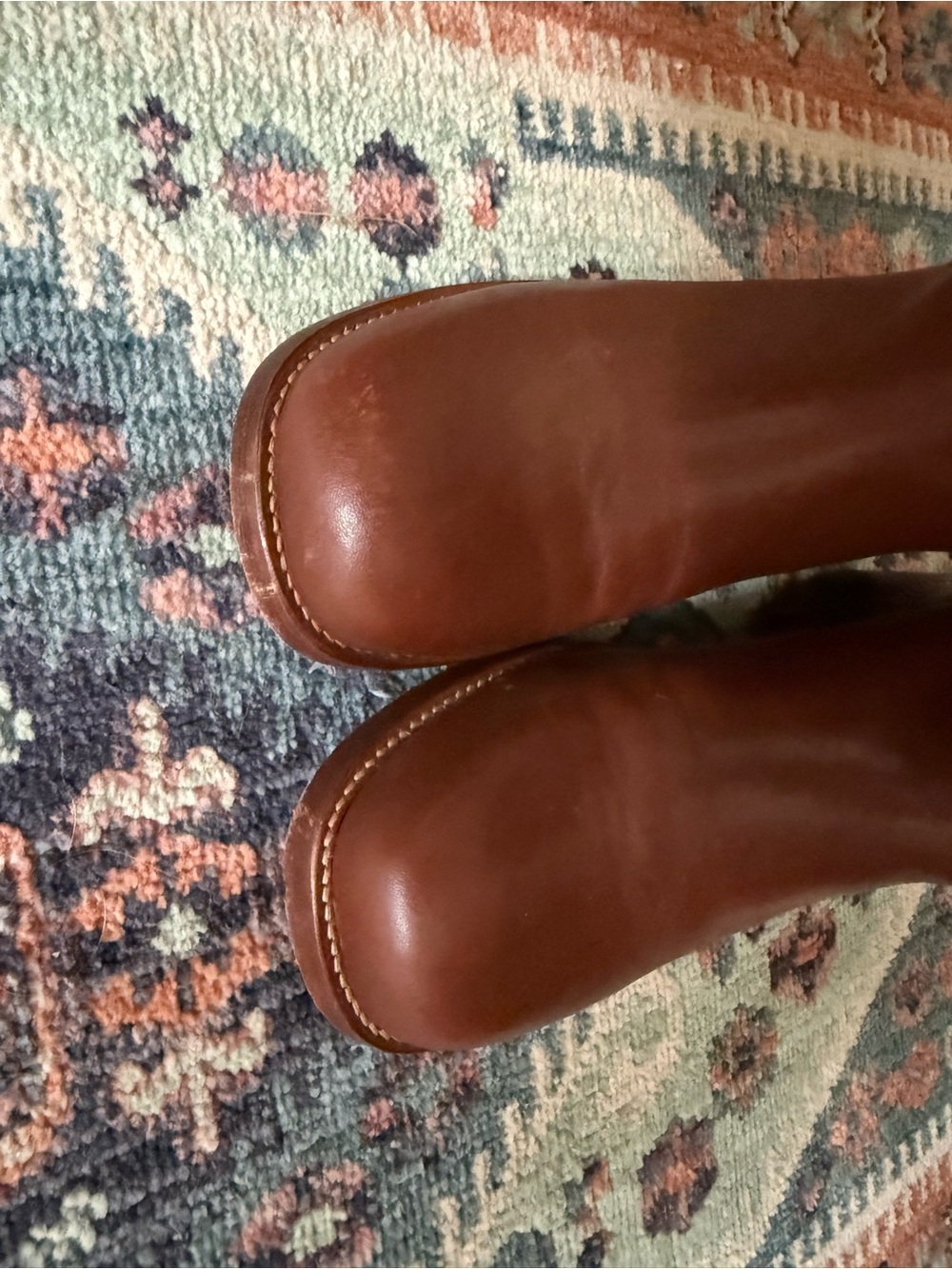 Steve Madden RIGGS RUST LEATHER Boots - Picture 6 of 6